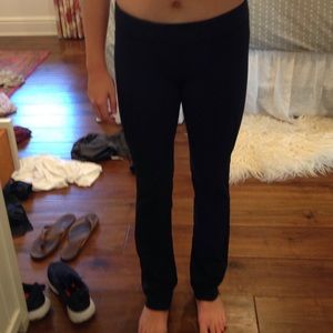 Navy straight leg lulu lemon pants