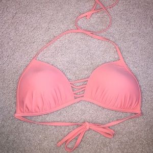 Aerie peach/pink swim top