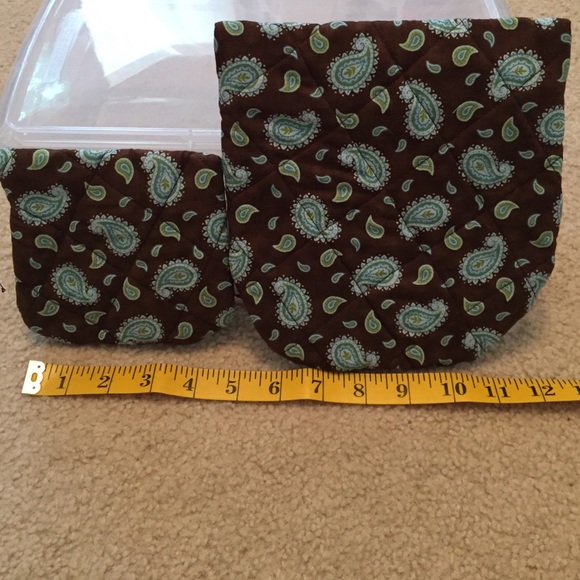Zipper pouches - set of 2 - Picture 2 of 2