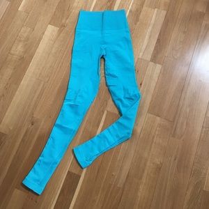 Turquoise blue lulu tights/leggings