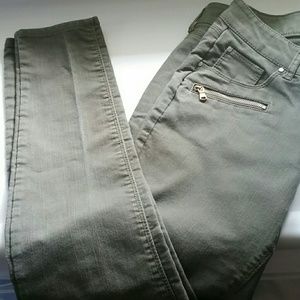 Apt 9 Army Green Skinny Leg Jeans