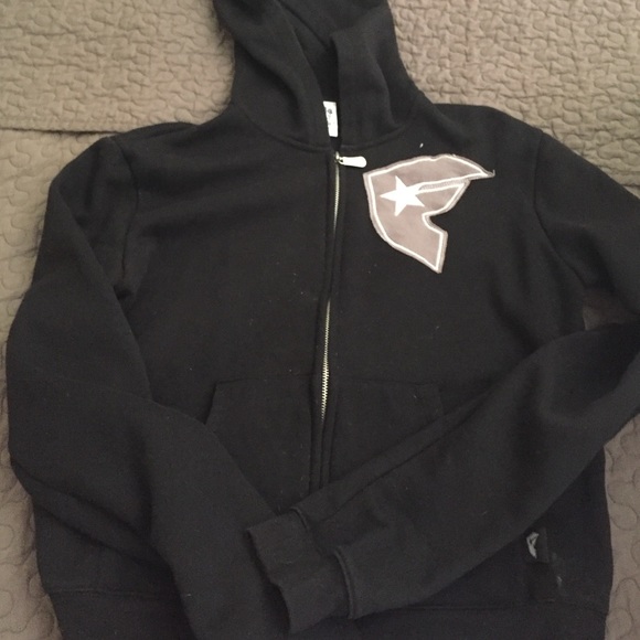 Famous stars and straps black hoodie size large