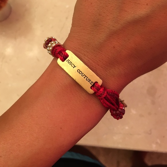 Juicy couture red rope bracelet - Picture 2 of 2