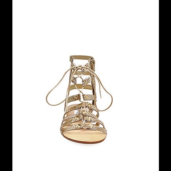 Steve Madden Sparra Metallic Gladiator Sandals NEW