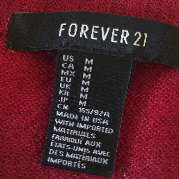 Forever 21 Sweater Crop Top - Picture 2 of 2