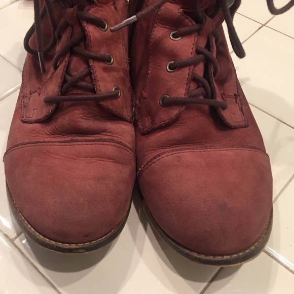 Steve Madden Robbinn Burgundy - Picture 4 of 4