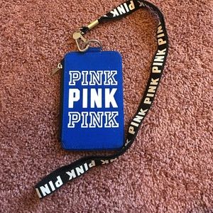 Never used pink lanyard!