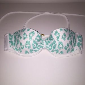 Victoria secret cheetah sequin bikini top