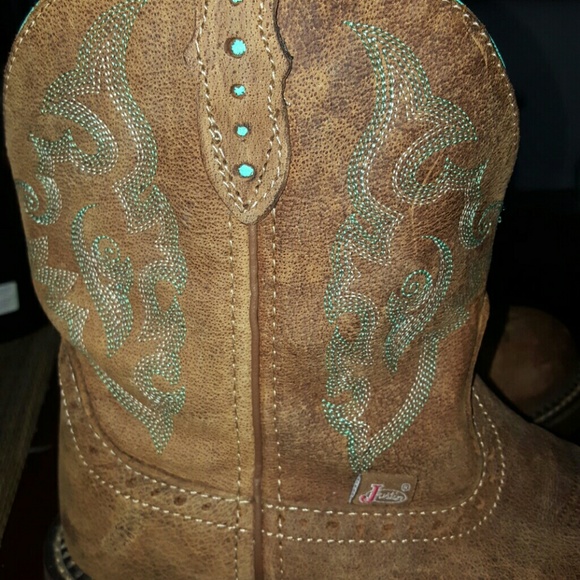 Justin Tan Gypsy Boots - Picture 2 of 4