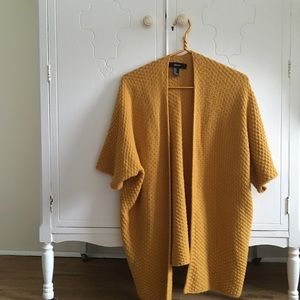 Mustard oversized cardigan