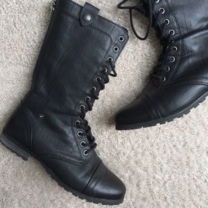 Black Combat Boots