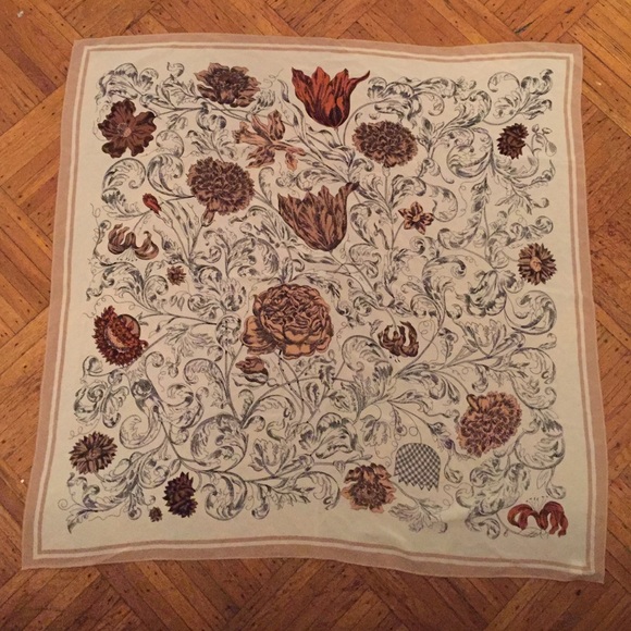 Club Monaco Scarf 100% Silk