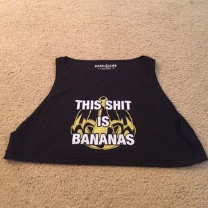 Dada Life "This shit is bananas" crop top EDM