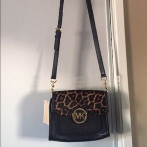 Cheetah Michael kors cross body NWT
