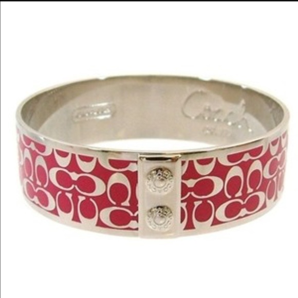 Pink logo Coach bracelet 💖 AUTHENTIC 💖
