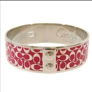 Pink logo Coach bracelet 💖 AUTHENTIC 💖
