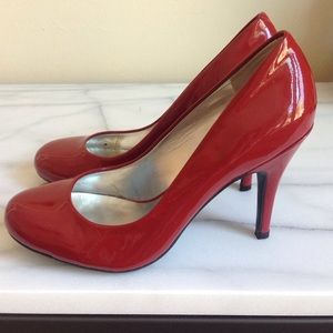 Jessica Simpson Red Patent Leather Heels