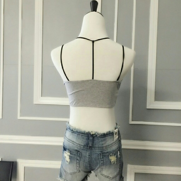 Not Ur Girl Cotton Top/Bralette - Picture 2 of 4