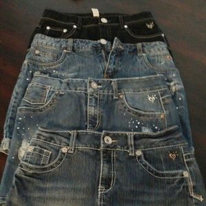 Justice skirts size 16 lot of 4.