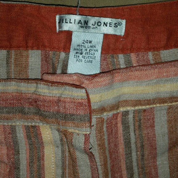 Plus size linen capri's - Picture 4 of 4