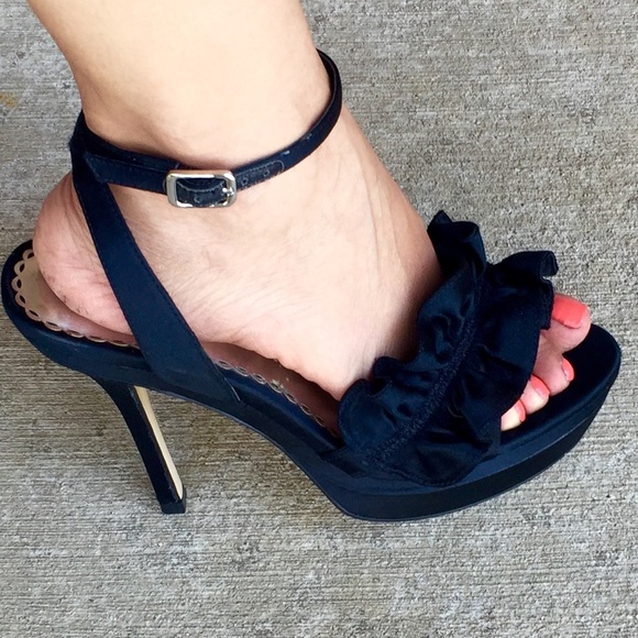 Beautiful Bebe black shoes size 7. Just like new!