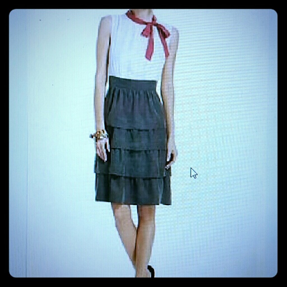 Anthropologie Girls From Savoy Ruffle Dress 6 P