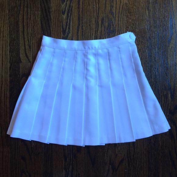White American Apparel Tennis Skirt