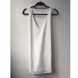 White mini dress nastygal