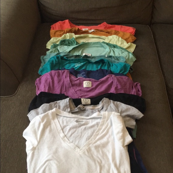 Lot of V-Neck shirts