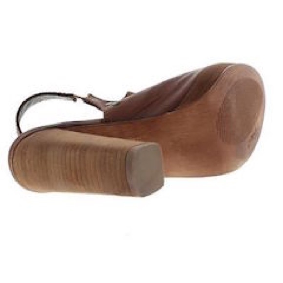 NEW Diesel Cuir Desir D'Aly Leather Peep Toe Mule - Picture 4 of 4