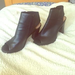 Open heel Booties