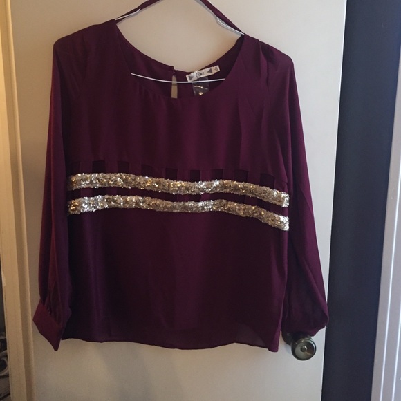 Maroon blouse