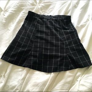 AA plaid circle mini skirt (reserved)