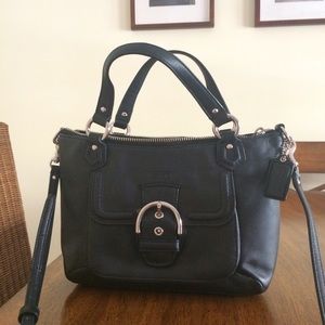 Black Coach Cross Body Bag