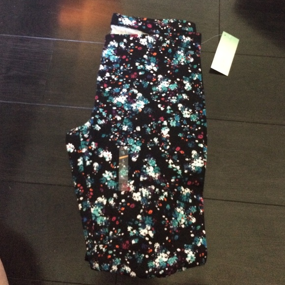 Floral printed leggings