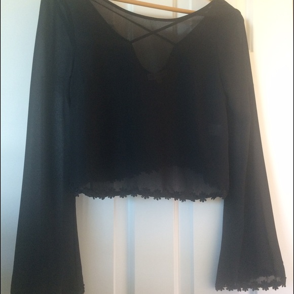 Black Crop Top