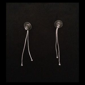 Long hanging earrings