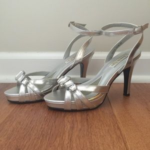 Silver Platform Heels