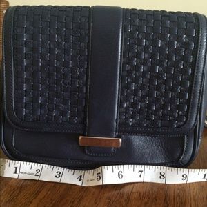Banana Republic navy blue cross body bag
