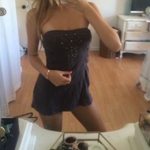 strapless free people top strapless free people top