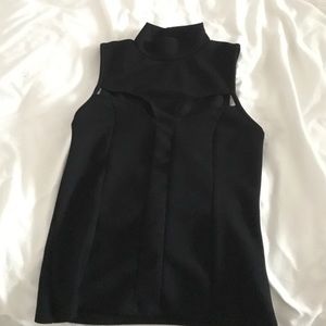 UNIQUE BLACK BLOUSE