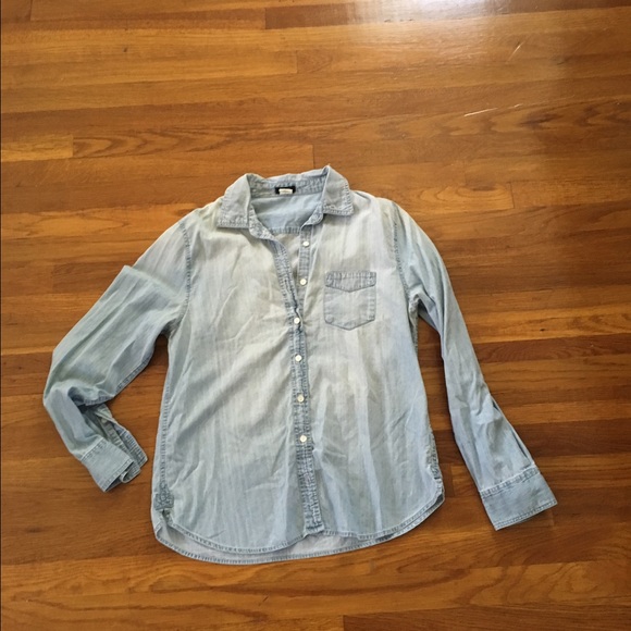 JCrew Chambray Jean Shirt