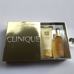 Clinique perfume and body lotion gift set