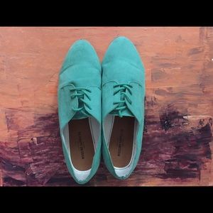 Sea Foam Green Oxfords
