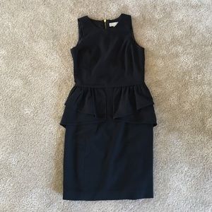 Michael Michael Kors black peplum dress