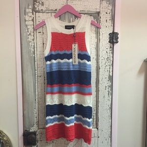 MinkPink Future Divide Ribbed Dress