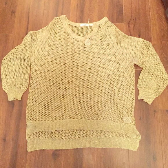 Gold sweater