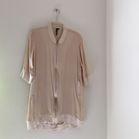 TOPSHOP boutique longline lightweight jacket