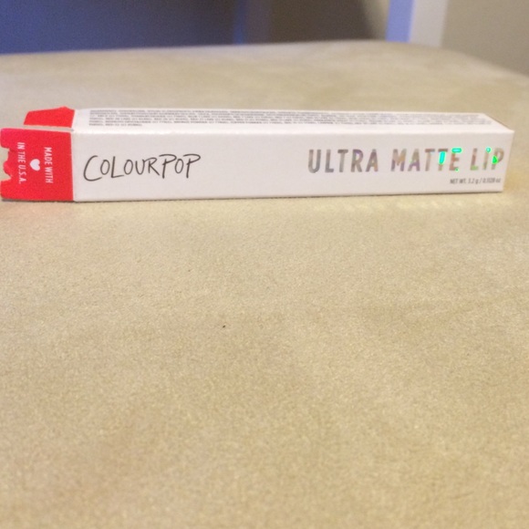 Colorpop ultra matte lip in "donut"