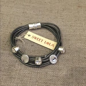 Cute "Sweet Lola" bracelet with tags!